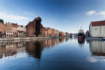Cityscape of Gdansk in Poland