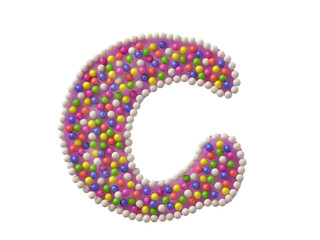 Candy Letter C