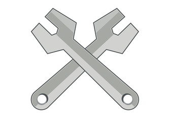 Spanner isolated vector