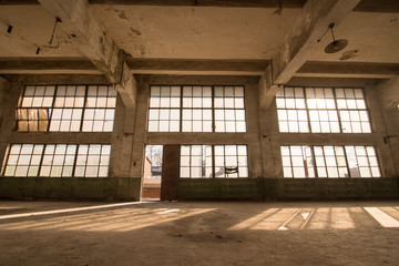 Old factory, rubber factory, China