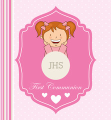 first communion card design 