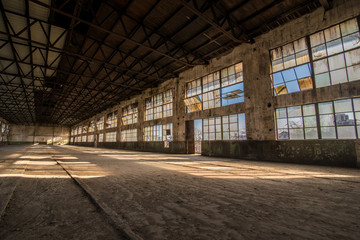 Old factory, rubber factory, China