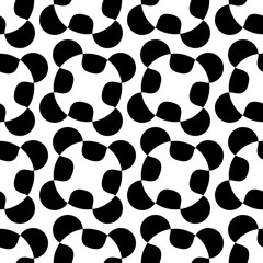 Seamless Circle and Stripe Pattern