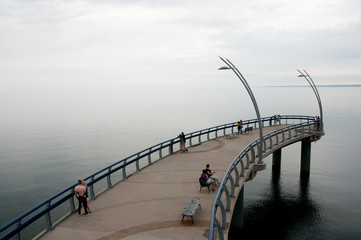 Brant Street Pier on Lake Ontario - Burlington - Canada