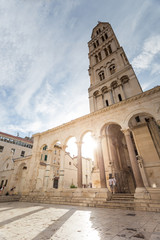 Obraz premium UNESCO world heritage site in Split, Dalmatia, Croatia