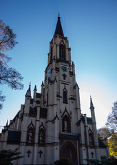 Fototapeta na wymiar Kirche in Bockwa