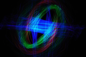 motion with light painting