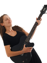 Fototapeta premium Playing guitar