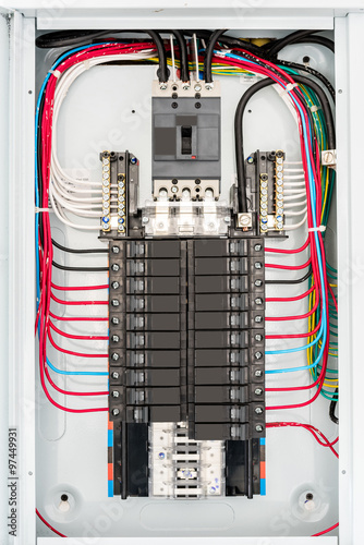 "Main circuit box breaker" Stock photo and royalty-free images on