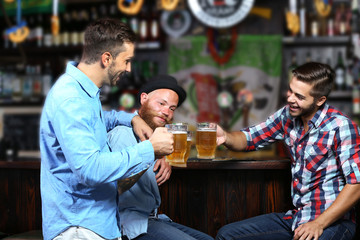 Young people in a bar