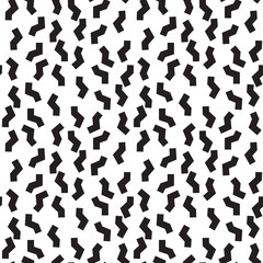 Vector seamless pattern. Modern geometric background in memphis