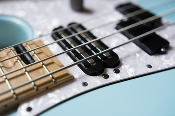 Fototapeta premium strings on an electric guitar