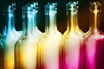 Rainbow Bottle Row