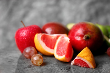 Fruits on a table