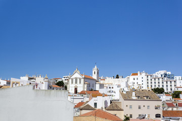Fototapeta premium Albufeira old town, Algarve, south of Portugal