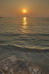 Fototapeta premium Sunset at sea