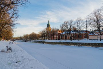 Turku view. Finland.