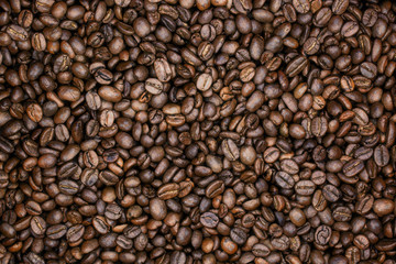 Coffee beans background