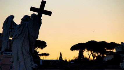 Sunset in Rome