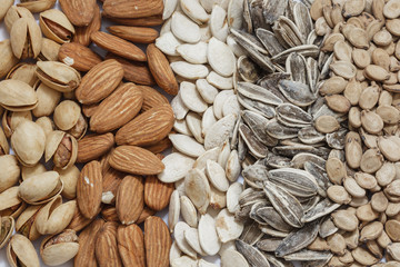 Pattern of seeds nuts