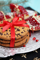 Biscuits with pomegranate