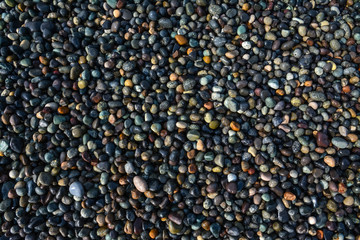 Pebbles on the sea shore
