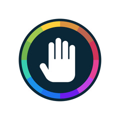 Colorful Web-Button
