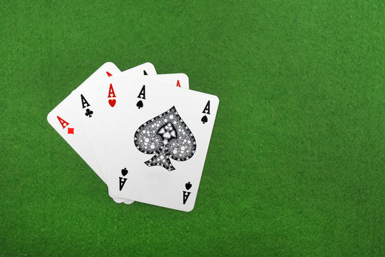 Four of a kind aces poker,