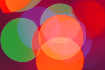 Colourful holiday bokeh. Abstract Christmas background