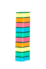Fototapeta na wymiar Image of colored sponges