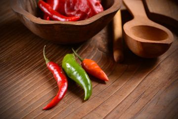 peperoncino di vario colore