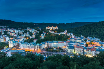 Obraz premium World-famous for its mineral springs, the town of Karlovy Vary