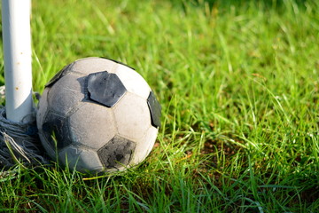 Football in the garden
