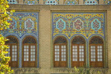 Obraz premium Beautiful building in Golestan Palace, Tehran,Iran.