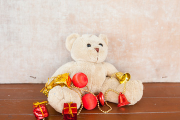 Christmas wreath isolated on white background