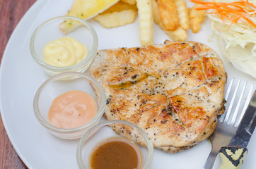 chicken steak