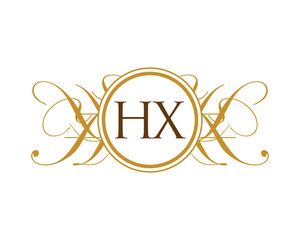 HX Luxury Royal Elegant Logo
