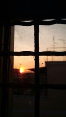 affacciarsi sul tramonto