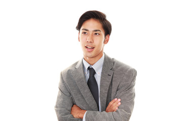 笑顔のビジネスマン