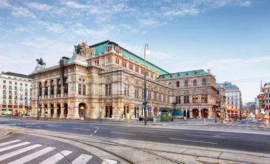 Foto op Plexiglas Wenen Operagebouw Wenen, Oostenrijk