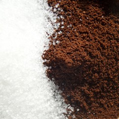 Coffee and Sugar Crystals