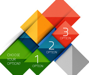 Vector square abstract background