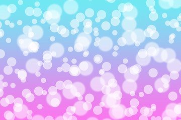 Bokeh blue and pink background concept