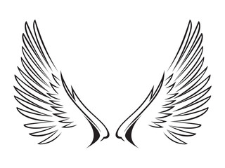 Line Art Of Wings