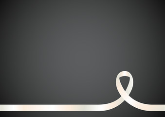 Lung Cancer Awareness Ribbon
