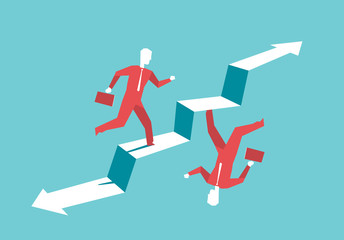 Su e giù per il business