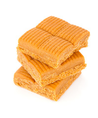 Caramel isolated on a white background