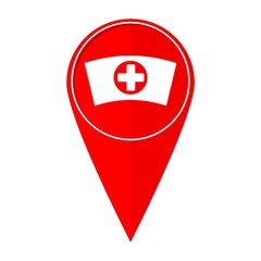 Map pointer nurse cap