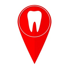 Map pointer Dental clinic