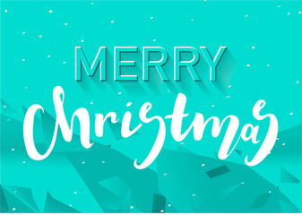 Merry christmas vector illustration